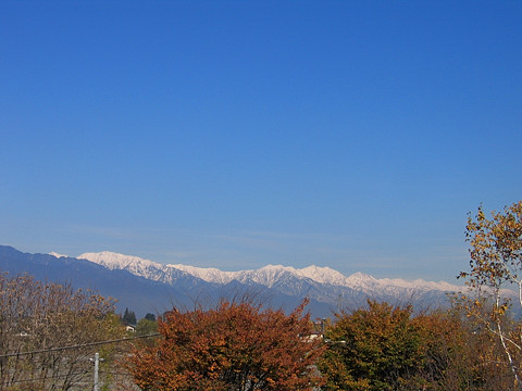 梓川SAから北アルプス 梓川SAから北アルプス