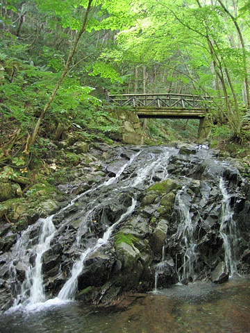 滑座の滝