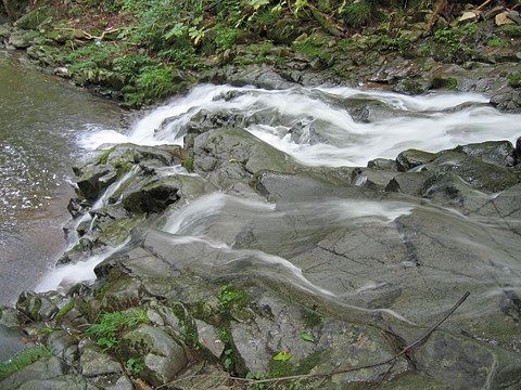 滑座の滝