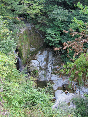 大滝の上流