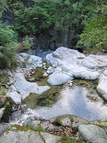 大滝の上流