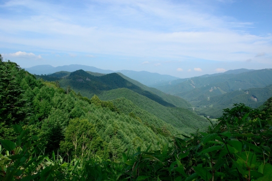 野麦峠から長野県側