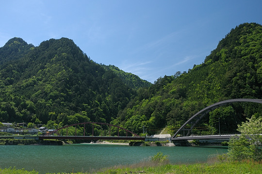阿寺渓谷入口