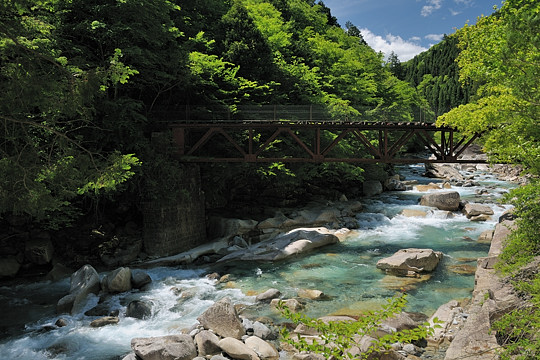 森林鉄道の名残り